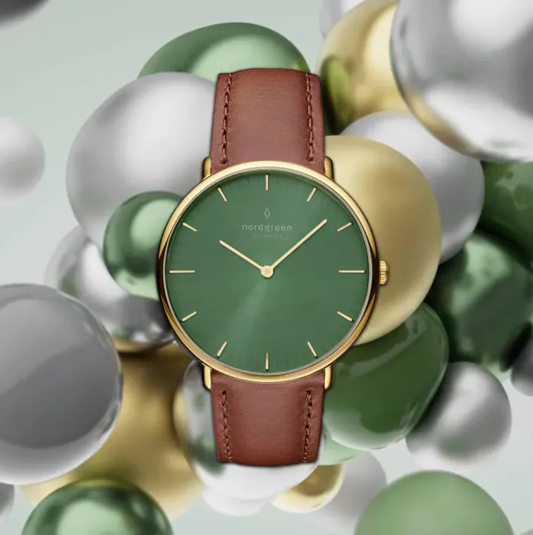 ノードグリーン腕時計の男性へのプレゼントにおすすめなカスタマイズ３